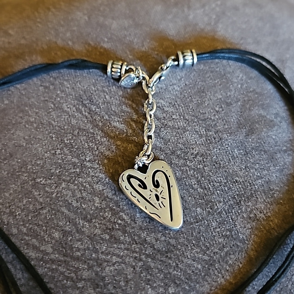 BRIGHTON Brazilian Hearts Triple Cord Sautoir Lariat Necklace - Picture 4 of 8